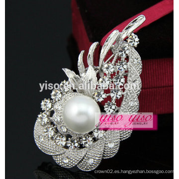 Broche cristalina de la venta caliente